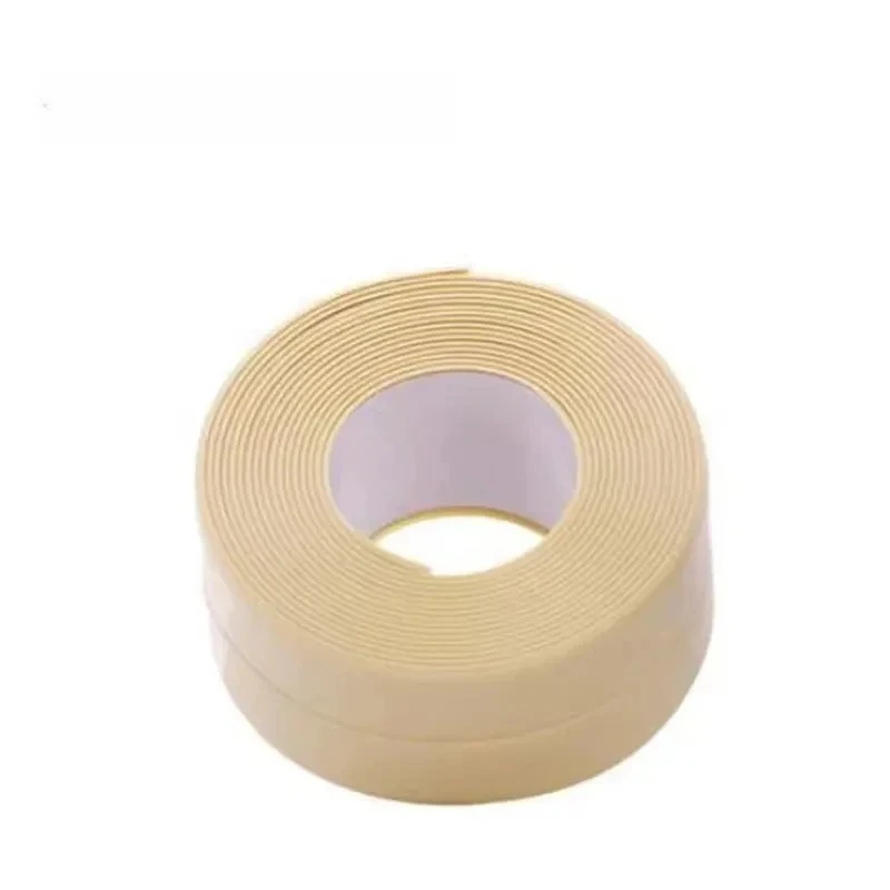 3,2 m wasserdichtes PVC-Dichtungsband für Waschbecken, Dusche, Badewanne und Toilette – selbstklebender Wandaufkleber