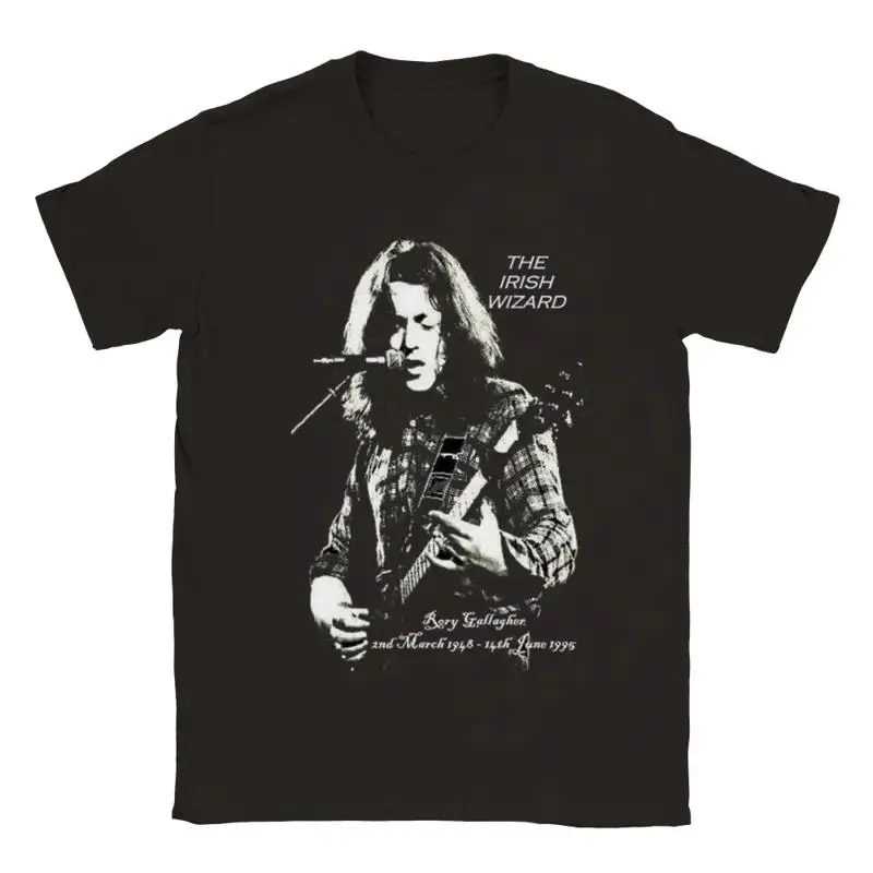 

Футболка Rory Gallagher Tribute Классическая футболка унисекс с круглым вырезом «Ирландский волшебник»