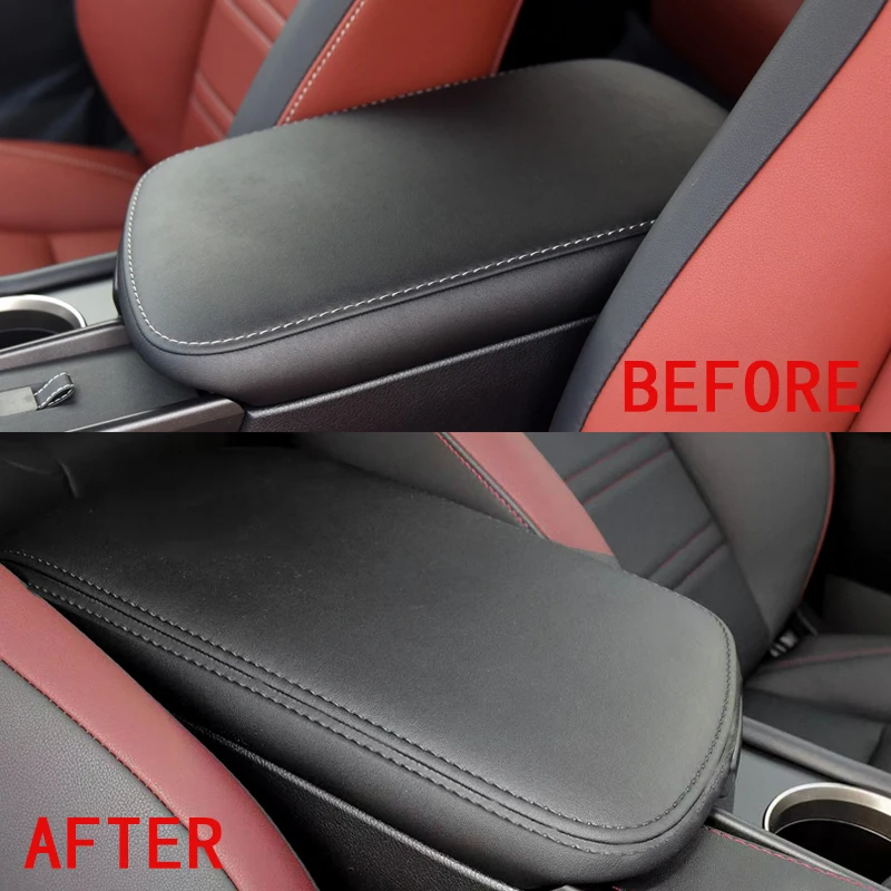 Armrest Box Cover For Lexus NX 2015 2016 2017 2018 2019 2020 2021 Interior Console Pad Surface Cover Cushion Left Rudder Driving