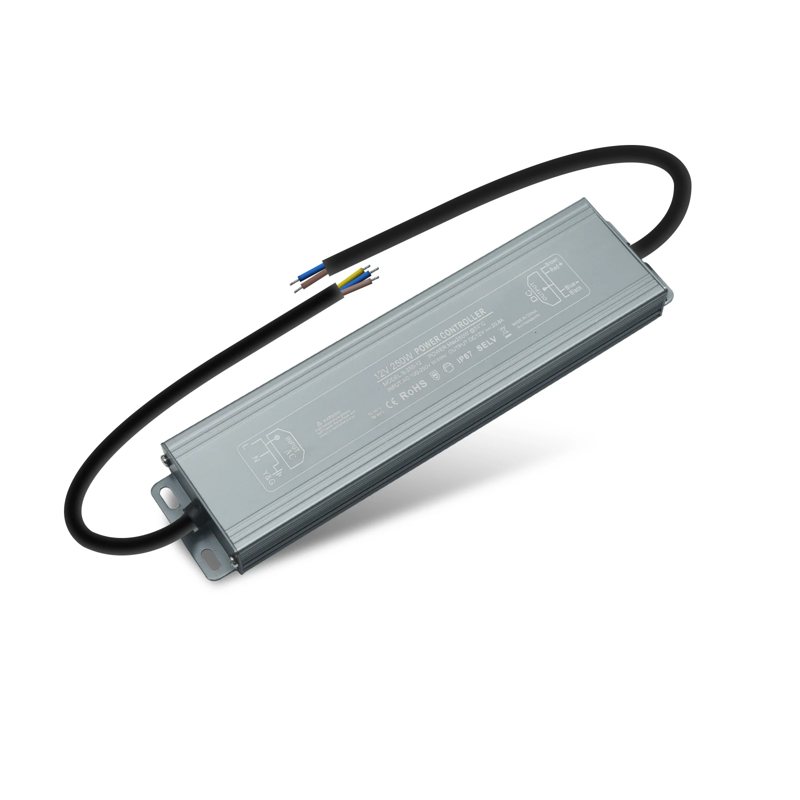 IP67 Waterdichte Outdoor Gebruik Verlichting Transformers AC 110-250V Naar DC 12V 24V 60W 100W 150W 200W 300W 600W LED Driver Voeding