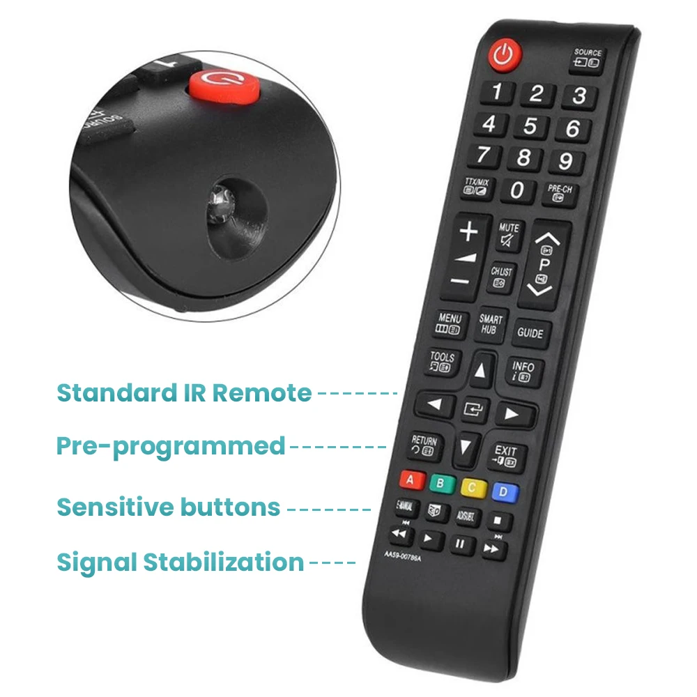 For Samsung TV Remote Control AA59-00602A AA59-00666A AA59-00741A AA59-00496A for LCD LED SMART TV AA59 Universal Remote Control