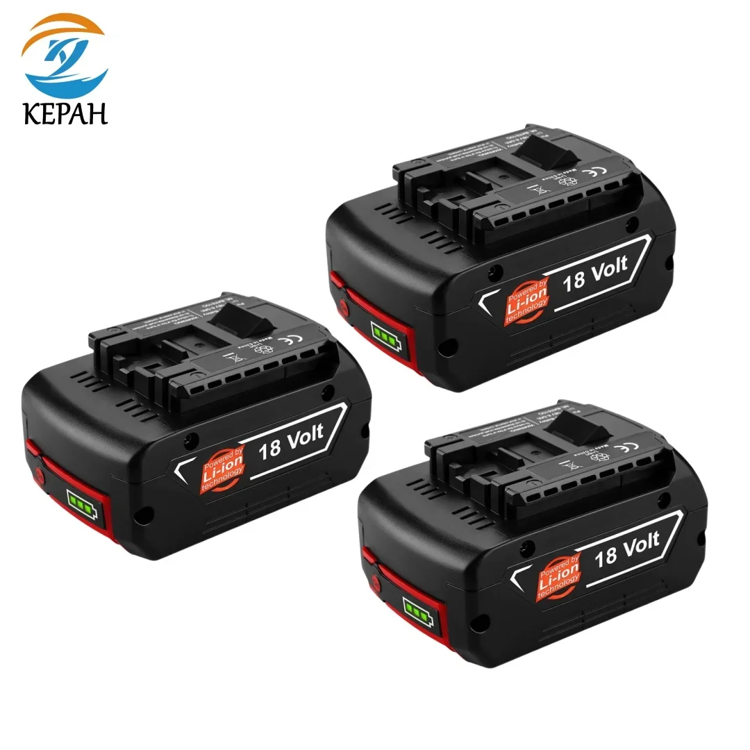 

Сменный аккумулятор 18В 6000мАч для профессиональных беспроводных инструментов Bosch 18В, модели Bat609, Bat618, Gba18v80, элементы 18650