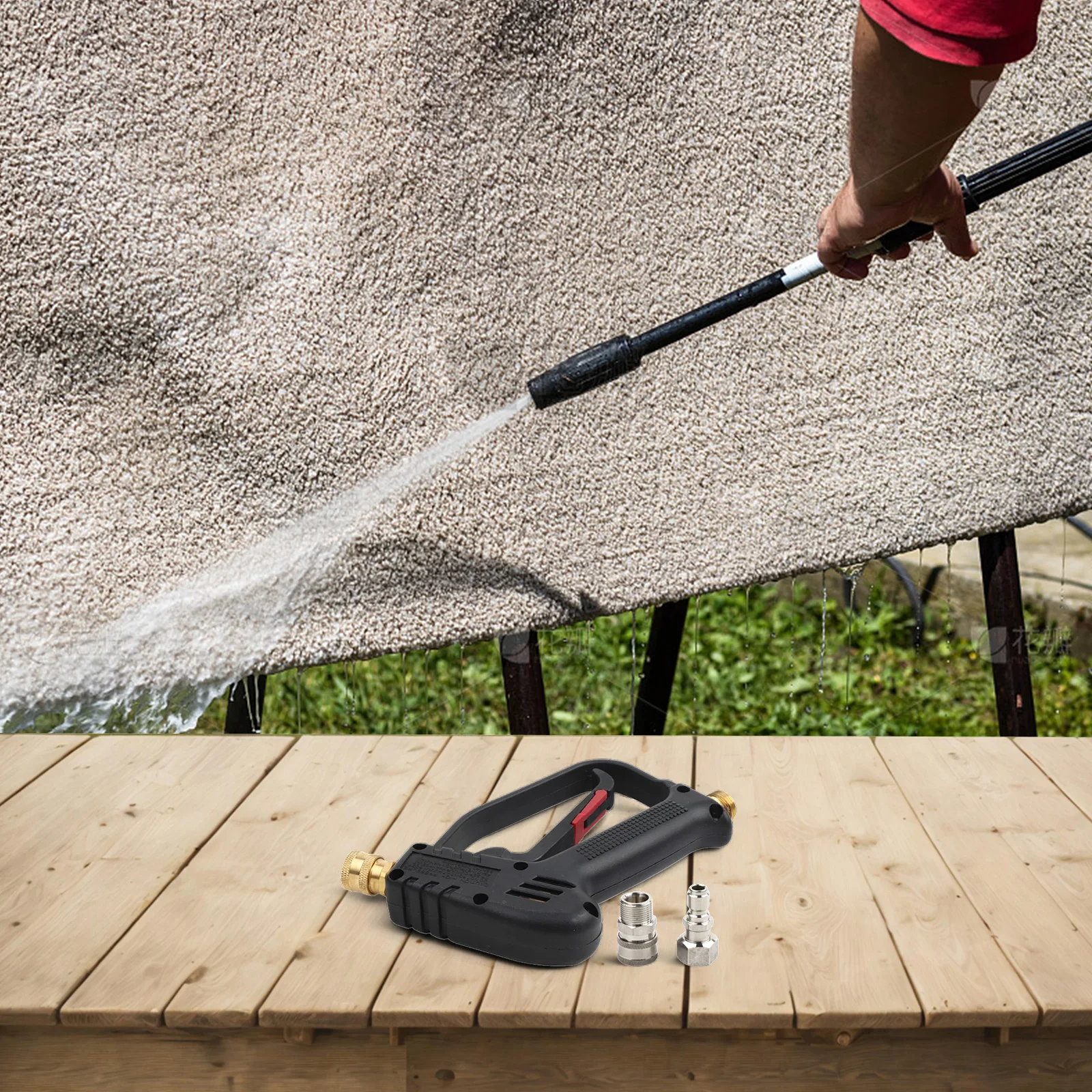 

This Ergonomically Designed Pressure Washer Tool Ensures You Can Clean For Cars Without Straining Your Wrist or Arms