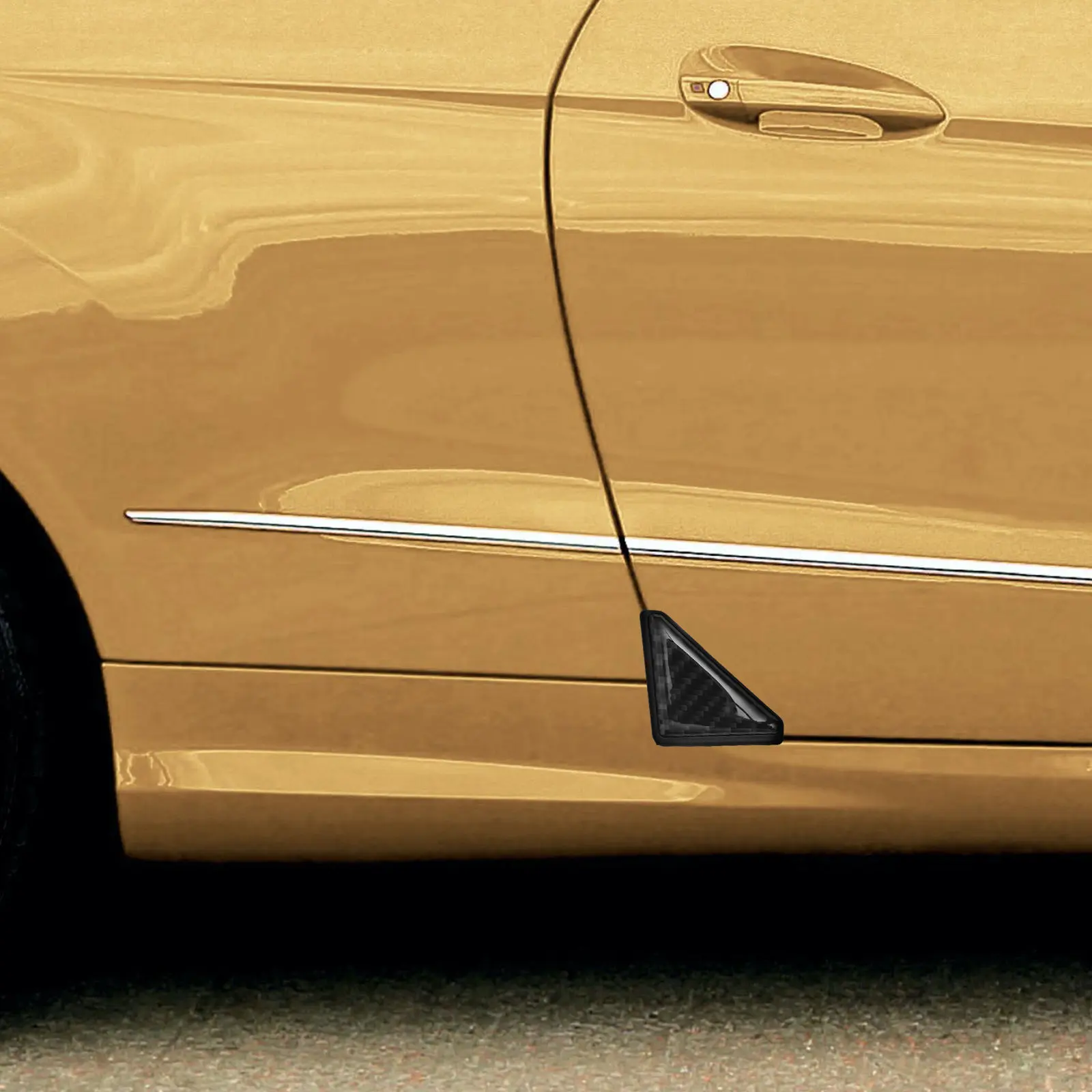 

2Pcs Carbon Fiber Car Door Edge Protector Stylish Anti-Collision Corner Guard for Vehicle Door Protection Universal Fit Right