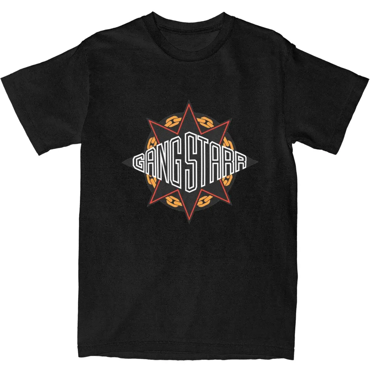 Printed Gang Starr Logo Shirts Outfit Men Women Cotton Gangstarr Hip Hop T Shirt Tee Clothes