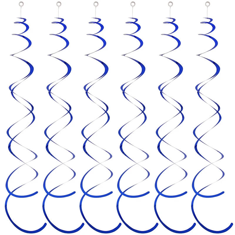 6 teile/satz Hängende Swirl Dekorationen Bunte Haushalt DIY Party Liefert Perfekt für Geburtstage Hochzeiten Feiern TMZ – Detail 12