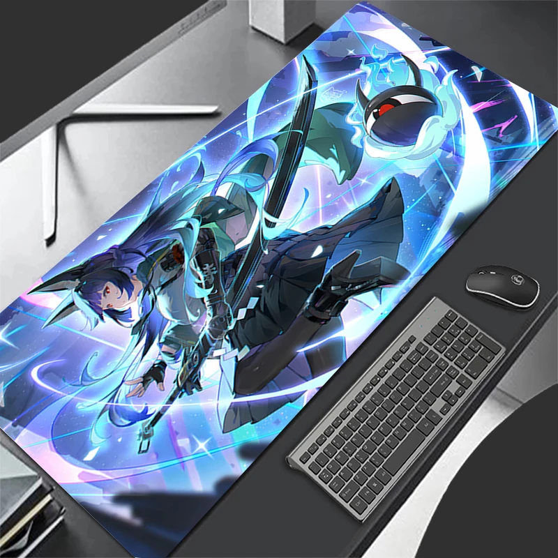 Mousepad Pattern Game Pad Rubber Mouse Pad Accessories Desk Mat Non Slip Office Table Mat Gamer Zenless Zone Zero Keyboard Pad