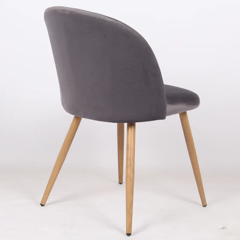 Modern Velvet Banquet Chair with Backrest Nordic Design Hotel Restaurant Restaurant Living Room Commercial Furniture