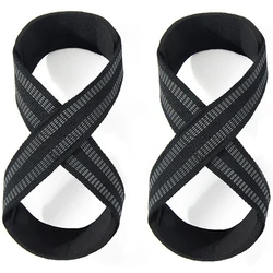 Anti-Slip Weightlifting Belts,Figure 8 Powerlifting Belts Straps for Deadlift,Strength Training Belts,Wrist Guards