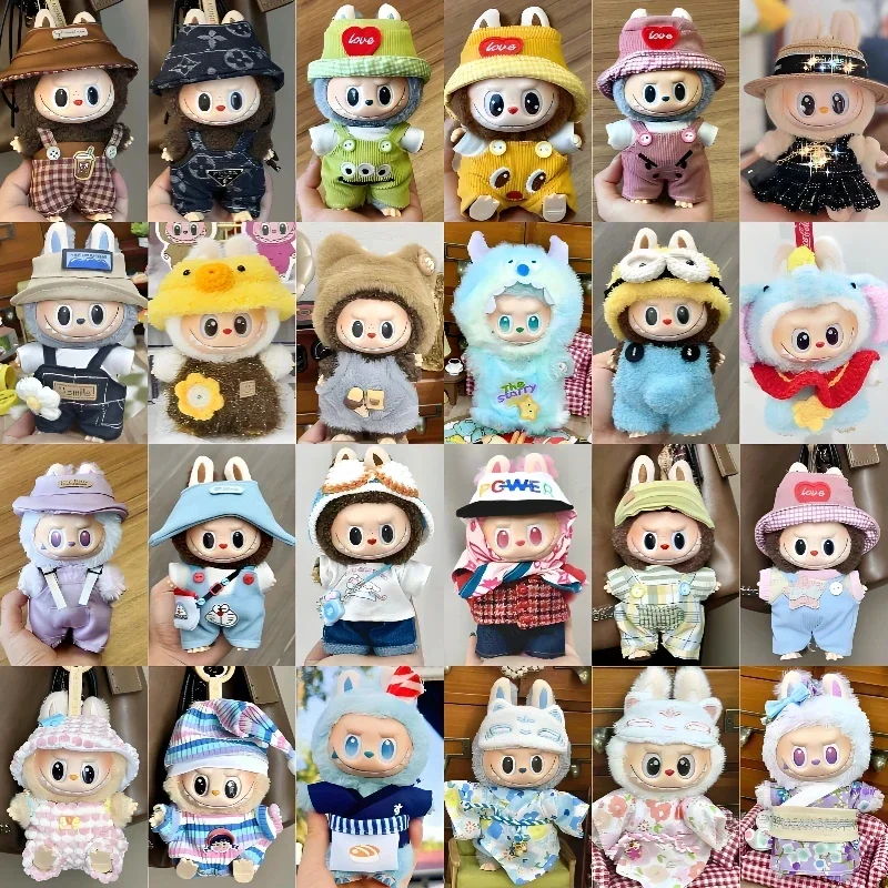 

Комплект кукольной одежды для Labubu Sitting Party Series Gen 123, идеальный костюм с аксессуарами для коллекции, украшение, подарок