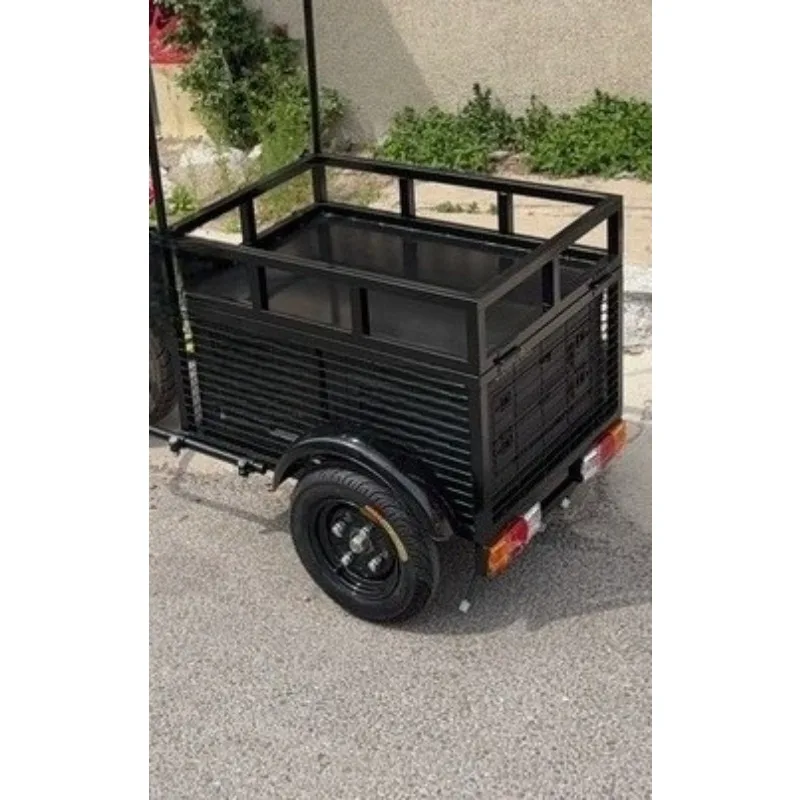 tricycle electric motorcycle side hanging travel camping shopping stall pulling car small trailer 1pcs