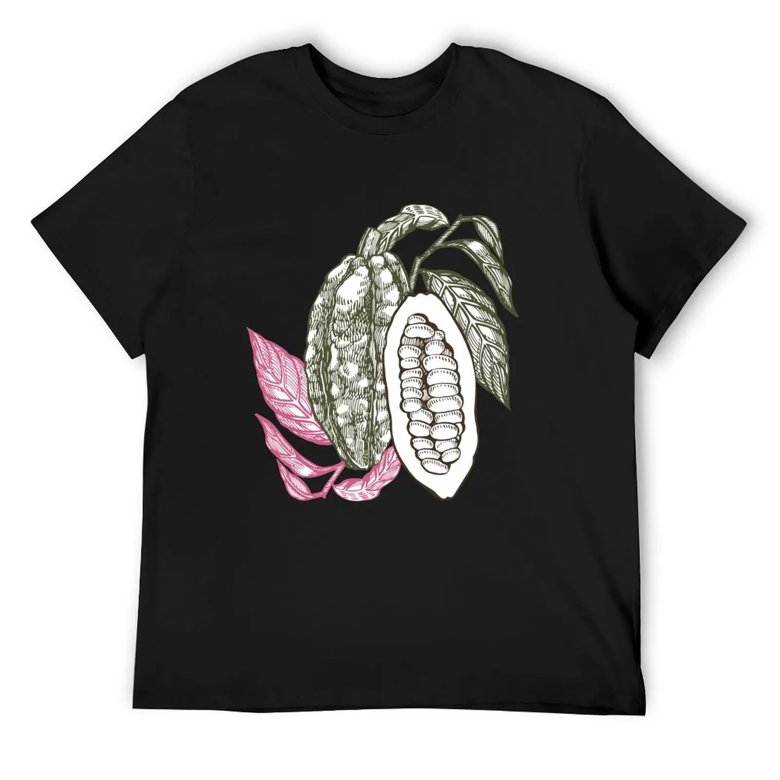 

Sketched hand drawn cacao beans T-Shirt clothes Blouse designer t shirt men