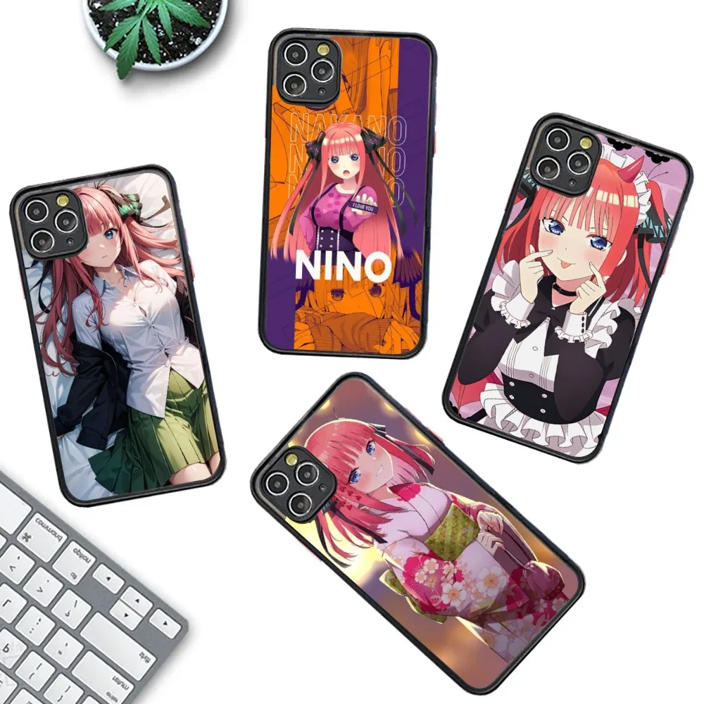 Fictional Character N-Nino N-Nakano Phone Case For IPhone 14 11 12 13 Mini Pro Max 8 7 Plus X XR XS MAX Translucent Matte Cover