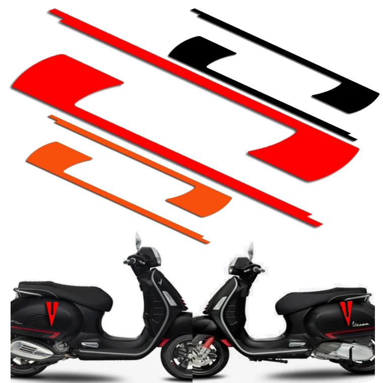 

Наклейка на мотоцикл Vespa, скутер, модифицированная наклейка на мотоцикл, наклейки для Piaggio Vespa Sprint 150 GTS 300 GTV 300