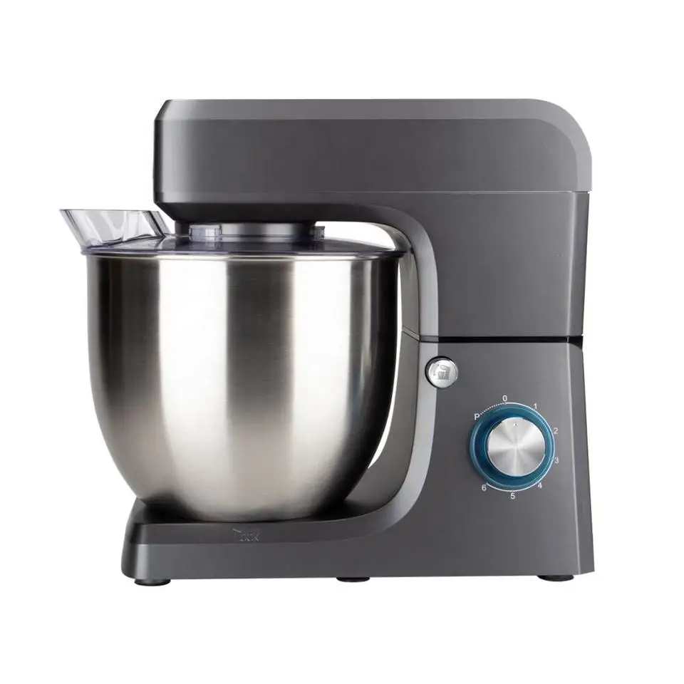 China Manufacturer Wholesale Hot Sale Silver 1500W Electric Food Mixer 10L Stainless Steel Mixing Bowl Stand Mixer Full Copper