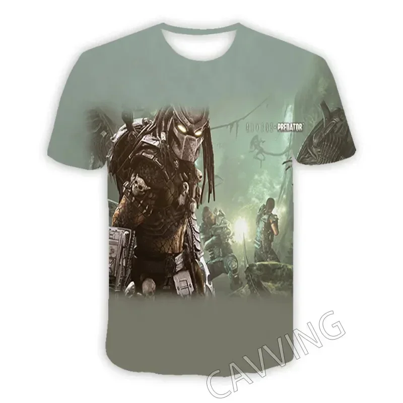 CAVVING 3D Printed  The Predator  Casual T-shirts  Hip Hop T Shirts Harajuku Styles Tops Clothing for Men/women   T01