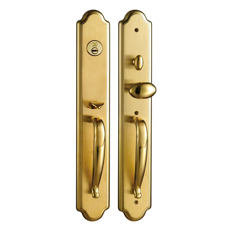 

Stainless steel door lock, luxury villa anti-theft , indoor door European double-pull handle door