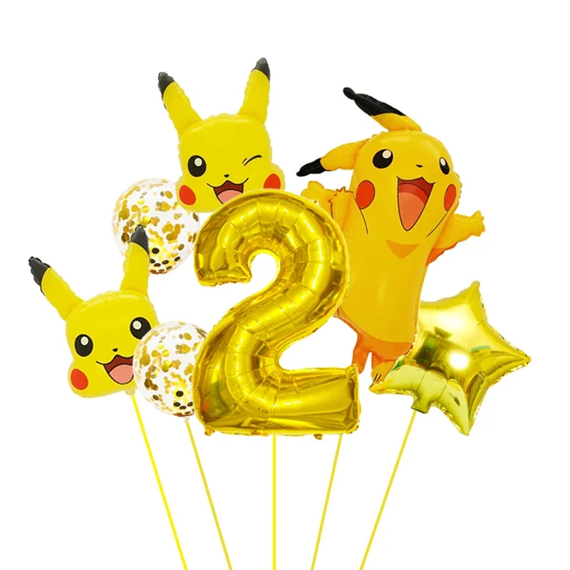 Pokemon Balloons Party Decoration Supplies Birthday Party Baby Shower Balloon Decor Supplies Toys