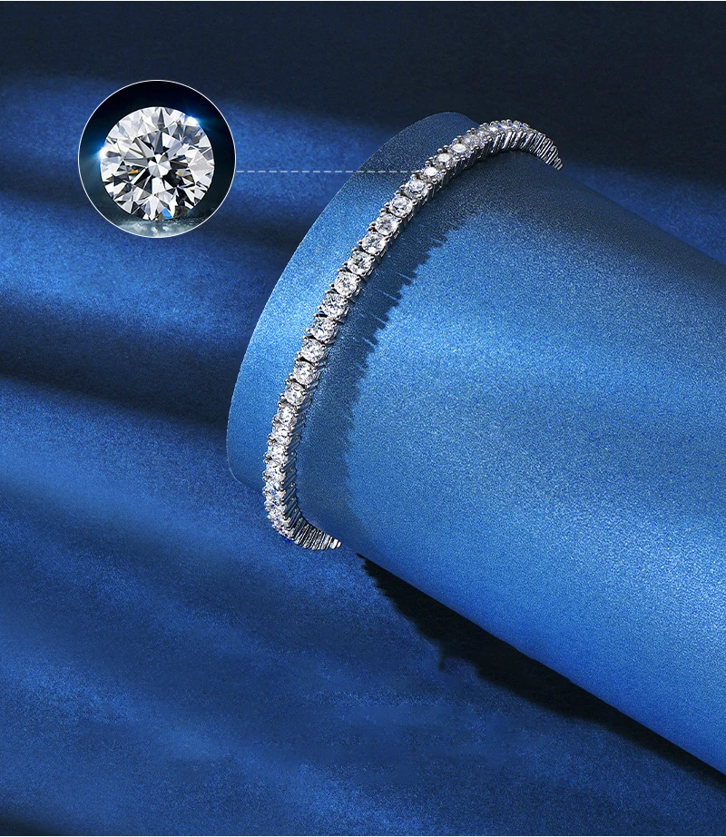 Thumbnail 3 - #4 New Moissanite Bracelets Arrivals