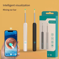 NATFIRE NE3 Ear Cleaning Kit Smart Visual Ear Sticks 1296P Ear Wax Removal Tool Wireless Ear Cleaner with Camera LED Light