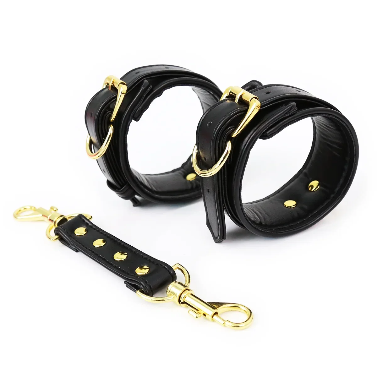 Esposas para juego de adultos, juguetes eróticos, productos sexuales para mujeres y parejas, cuero para estimular el masaje, cuero BDSM, restricción de Bondage