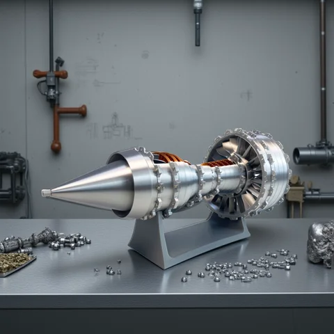 Super large turbine engine model Engine model kit Assembling toy