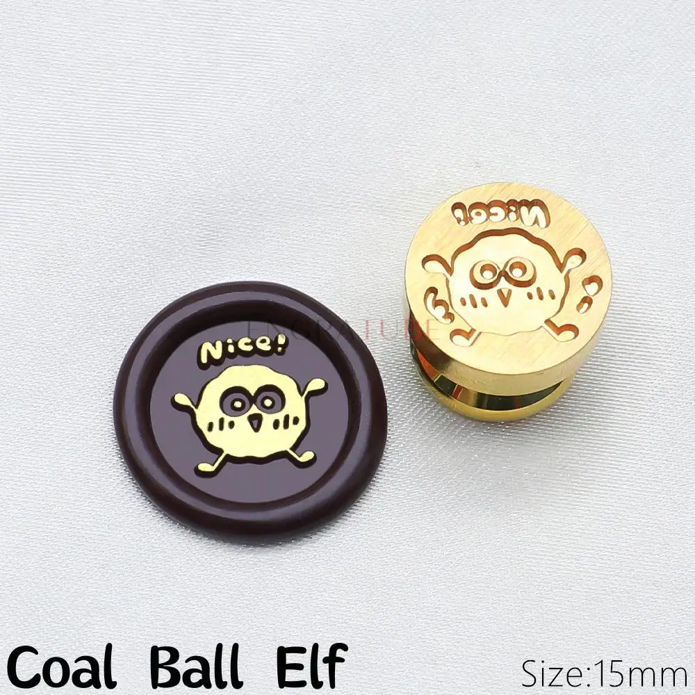 15mm Mini Sealing Wax Stamp Little Cute Anime Animals Dog Kitten Duck Bunny Acorn DIY Envelope Card Wedding Gift Scrapbooking