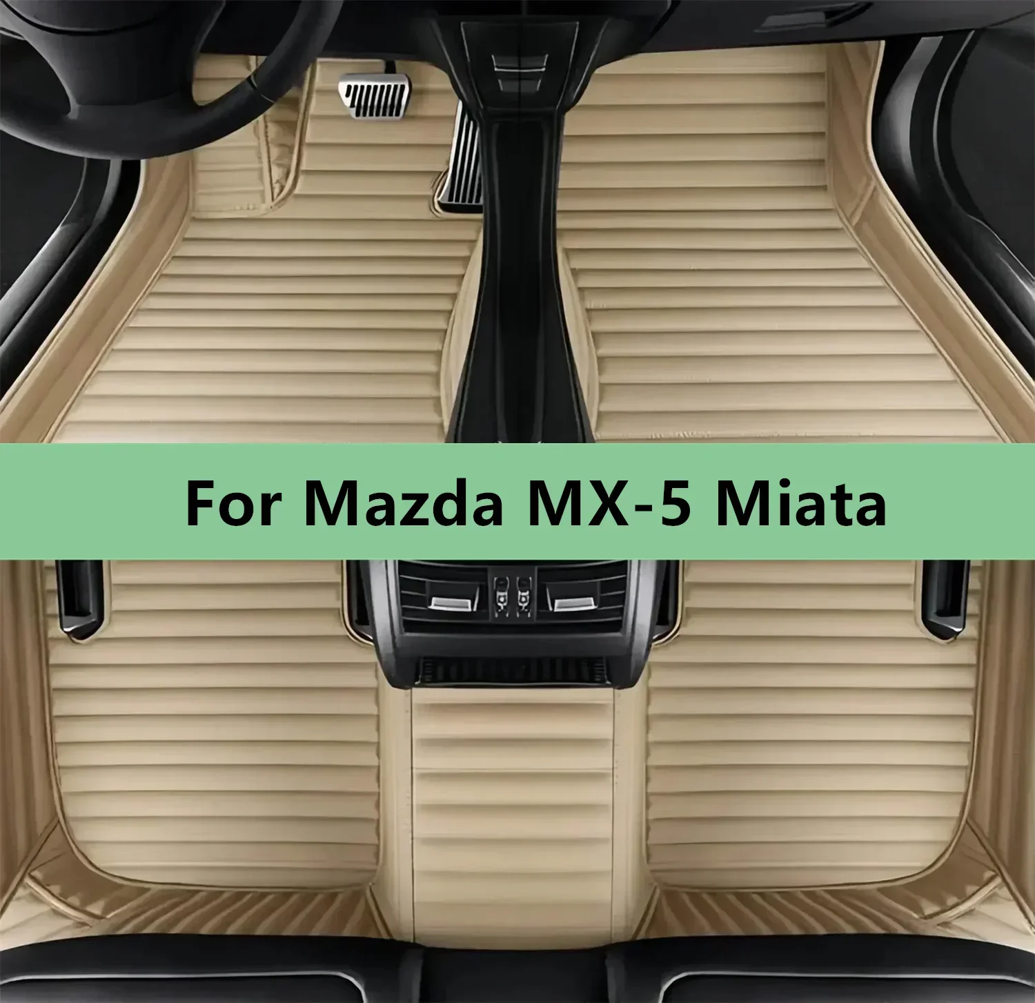 Maßgeschneiderte Auto-Fußmatten für Mazda MX-5 Miata 2016 2017 2018 2019 2020 2021 2022 2023 Fußmatten für Auto Herren Damen Autozubehör