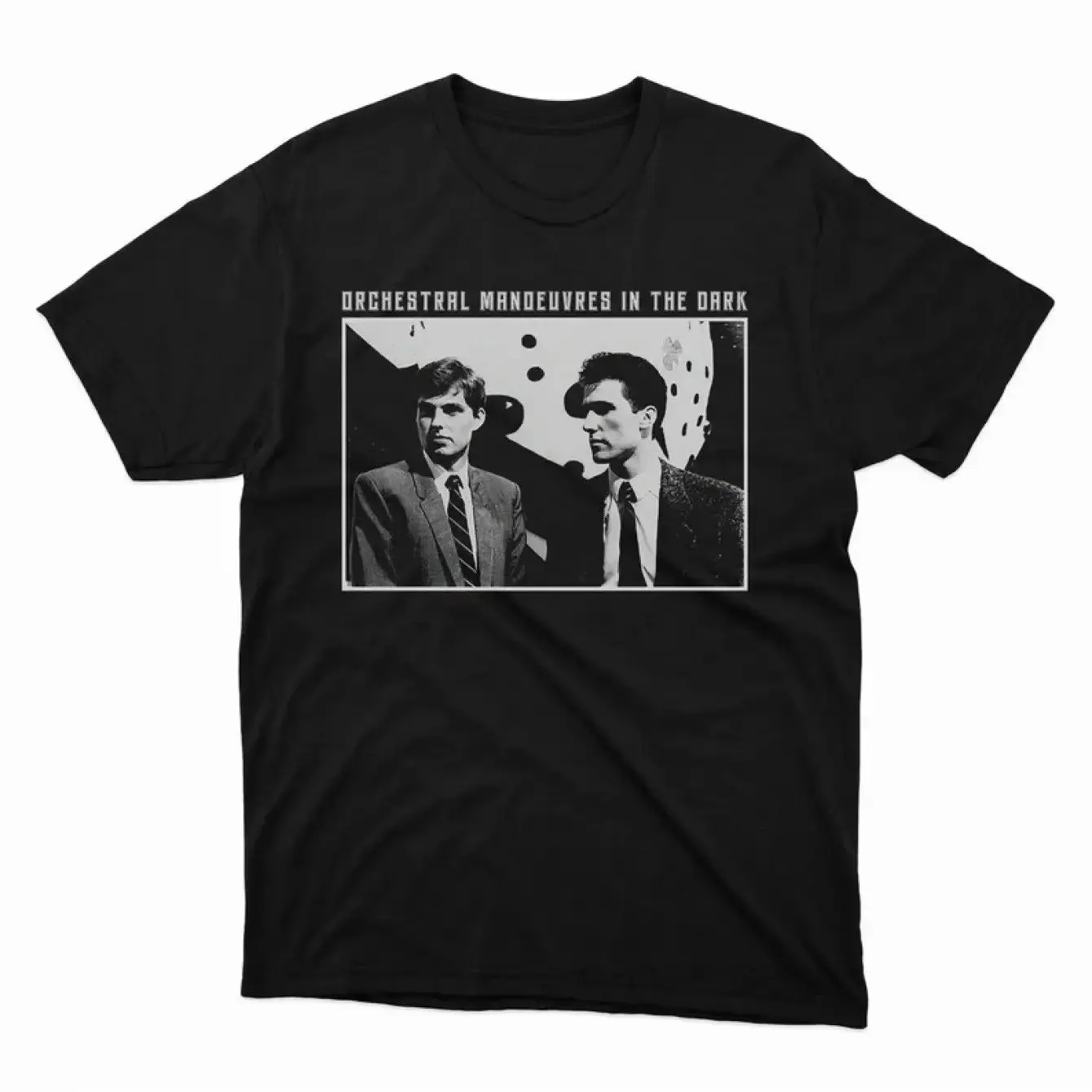 Camiseta masculina vintage dos anos 80 com estampa retrô OMD Erasure The Human League, Kraftwerk, Pet Shop Boys para o verão em todas as estações