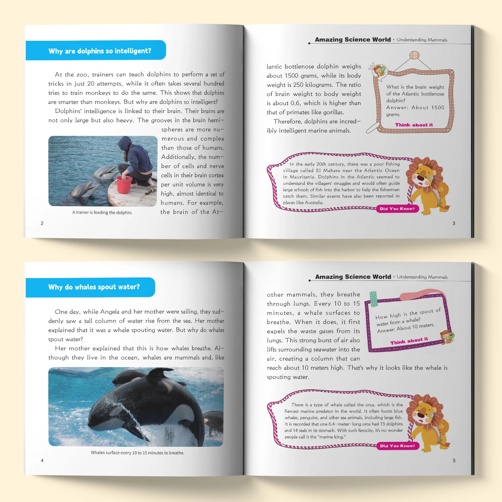 Amazing Science World: Understanding Mammals, Kids Science Book with Real Photos of Koalas, Rabbits, Lions and More