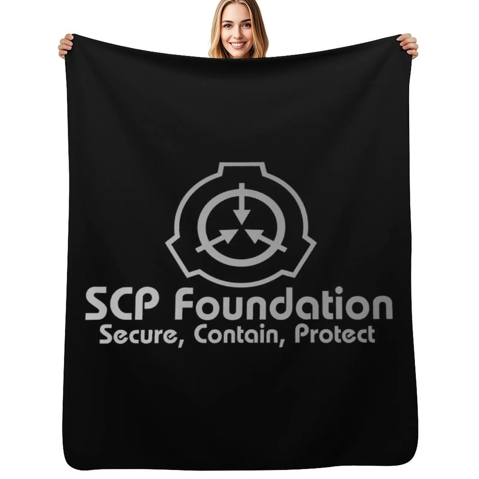 

SCP Throw Blanket Kid'S cosplay anime halloween Sofa Blankets