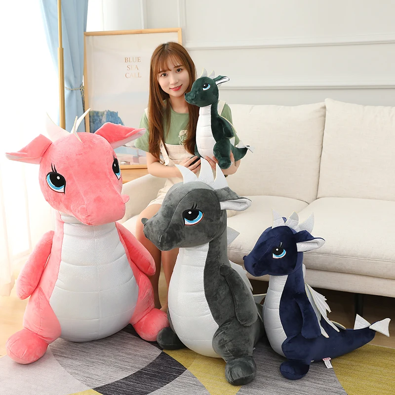 Hot Giasnt Cute Flying Dinosaur Plush Toys Stuffed Animal Dragon Toy Dolls for Kids Boys Christmas Gift Girl Baby Present