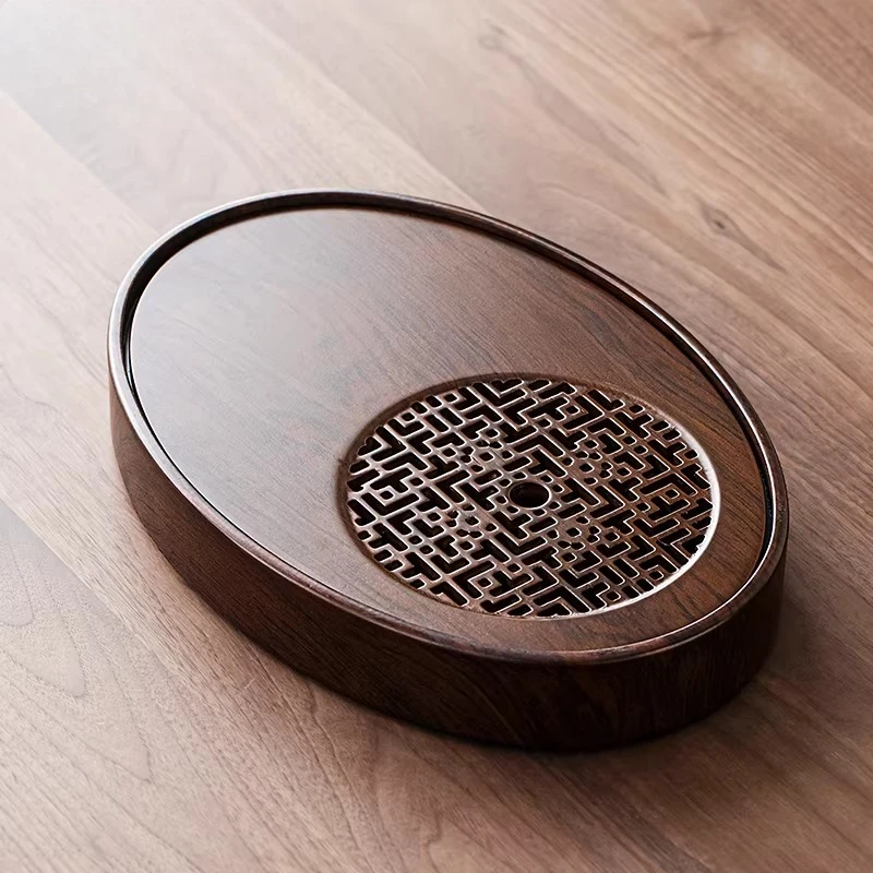 Bamboo Supplies Tea Tray Accessories Decorative Large Designer Tea Tray On Table Original Indoor bandejas madera Tea Supplies
