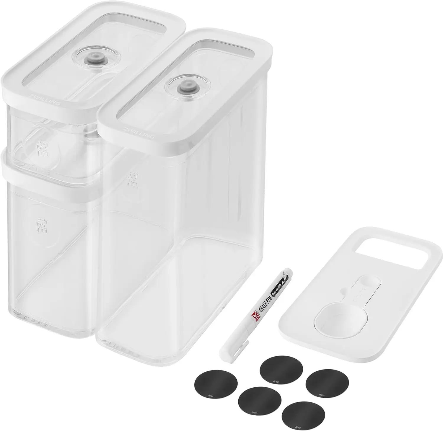 

Fresh & Save CUBE Organizer, 5-Piece Medium Set, Pantry Organizers and , Plastic, BPA-Free Airtight Dry Food Container for