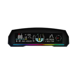 iCARCOMM 4X4 Off Road Multi Information Display With Elevation Attitude Voltage Compass Calender Longitude Latitude Pitch Roll