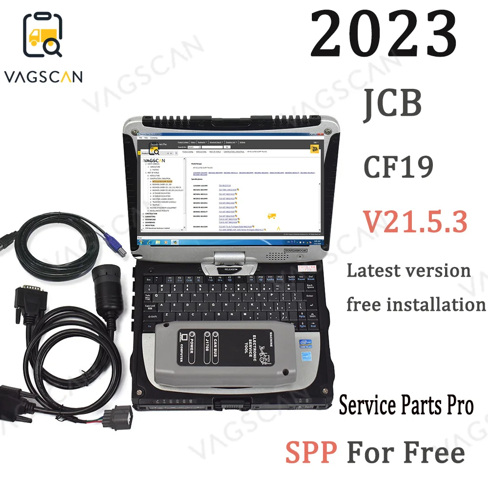 

2024 new version V23.10.1/V22.11.2 for JCB Diagnostic Tool Full Electronic Service tool DLA) JCB Master heavy duty truck For SPP