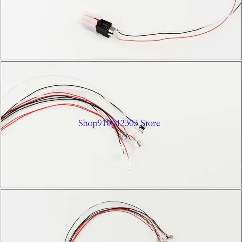 Kabel Phono Kartrid Memimpin Kawat Header untuk Meja Putar Phono Headshell Kartrid Kabel Phono Aksesori Kawat Header Timah