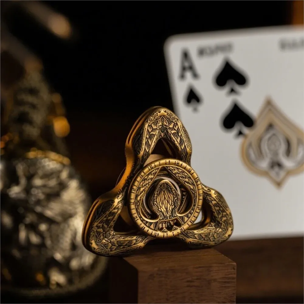 Tg edc apophis fidget spinner brinquedos para adultos fidget spinners três folhas spinner ansiedade alívio gadgets