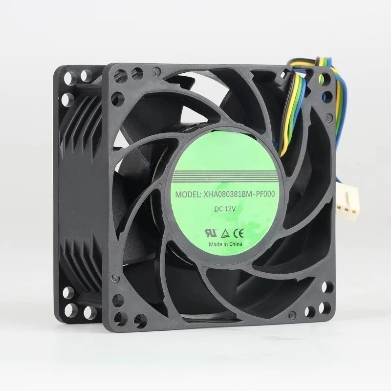 8038 Brushless DC Axial Fan High Speed 18000RPM PBT Blade Industrial High Temp Cooling Fan