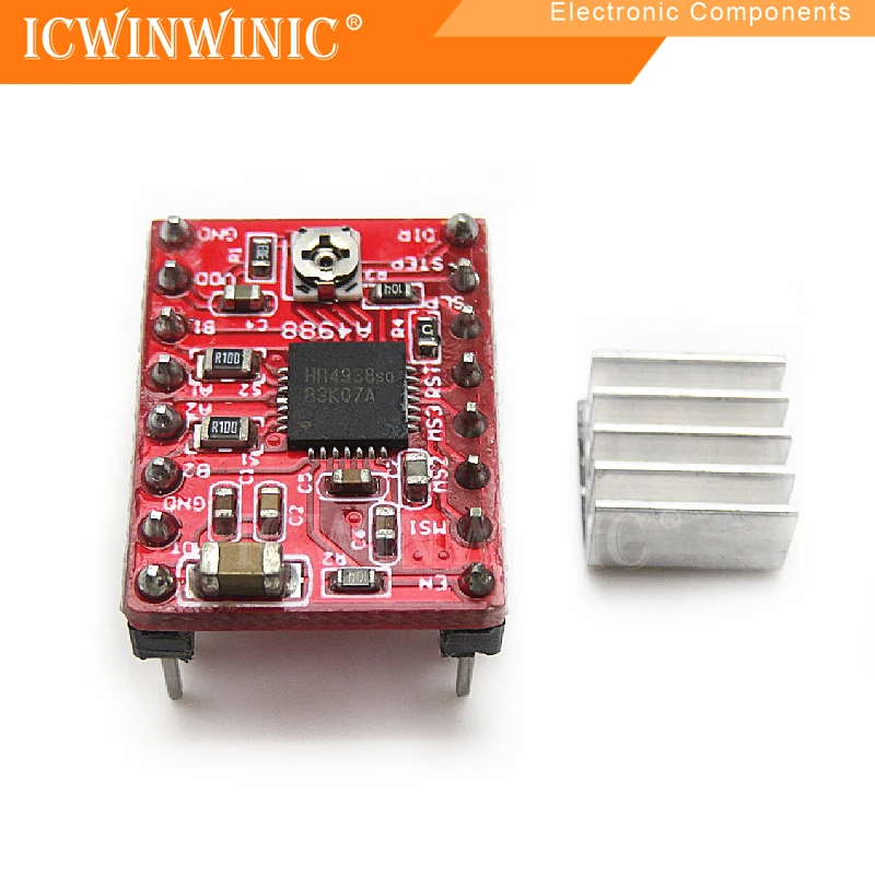 1piece 3D Printer A4988 Stepper Motor Driver Reprap 2oz A4988 Driver Board