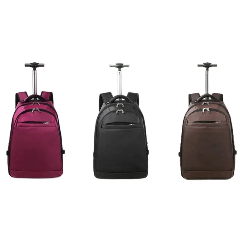 

Business Computer Trolley Bag Check-in luggage Travel Luggage Solid Color Suitcase Oxford Cloth Boarding Travel Bag 20 in