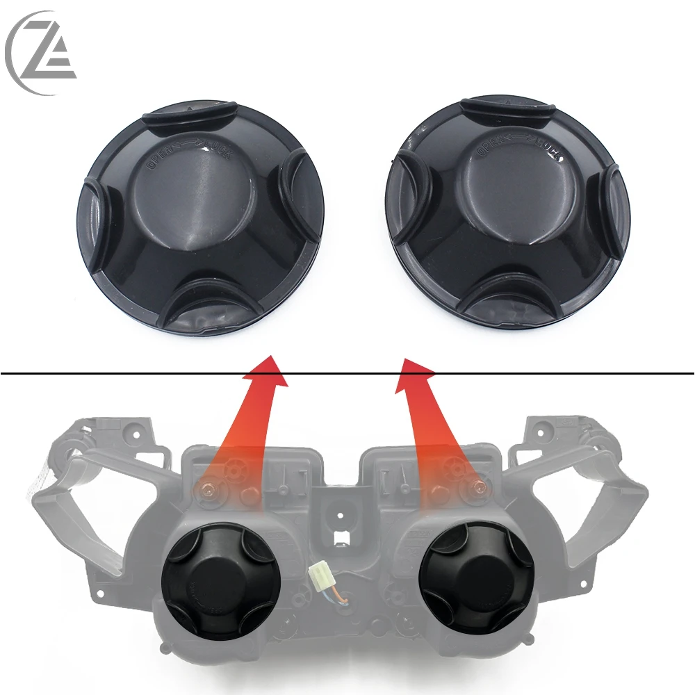 

ACZ Motorcycle Front Headlight Rear Cover Headlamp Cap For Kawasaki ZX-6R 636 2003-2006 ZX-10R 2004-2005 for Yamaha R1 09-14