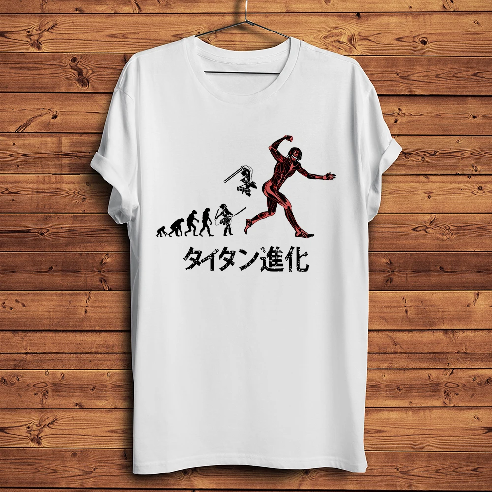 Ukiyoe Great Wave AOT Beast Titan Kemono No Kyojin Lustiges Anime T-Shirt Herren Neu Weiß Lässiges Kurzarm-T-Shirt Unisex Streetwear Tee – Detail 8