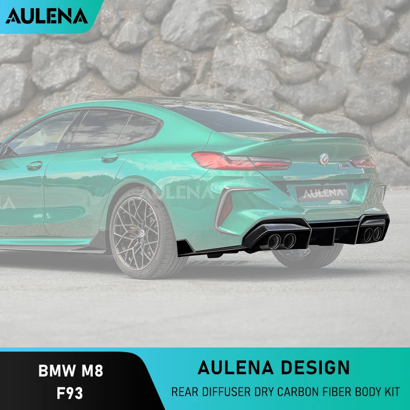 

Aulena Dry Carbon Body Kit Rear Diffuser Rear Bumper Lip Full Dry Carbon High Performance For BMW M8 F91 F92 F93