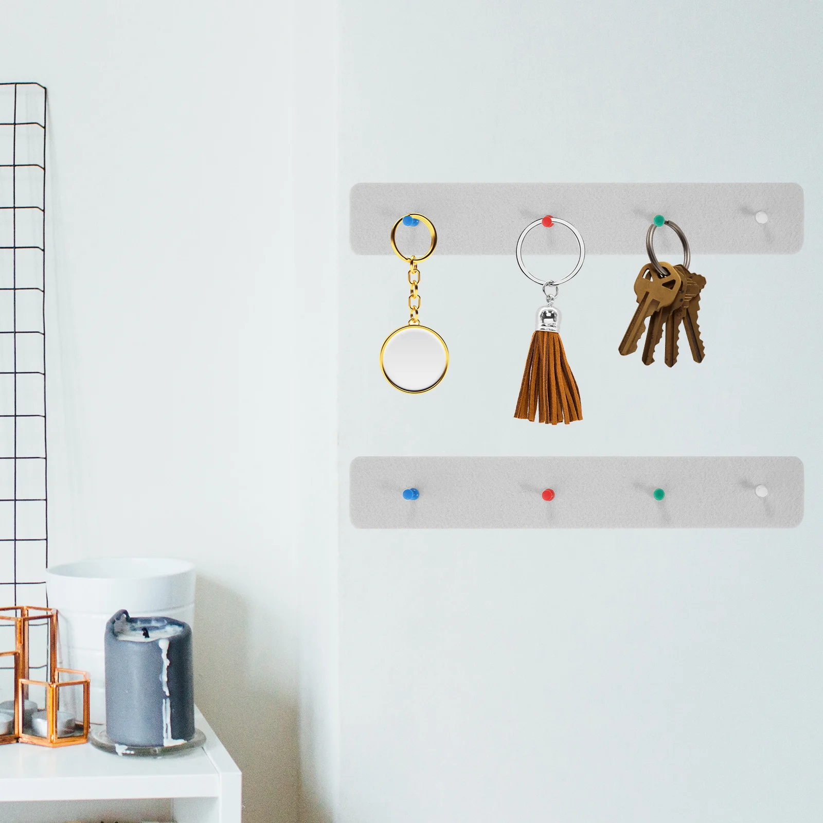 

1 Set Of Bulletin Felt Bar Strips For Walls Cork Strips Pin Boards Notice Board Decorative Wall Mountable Message Board Home