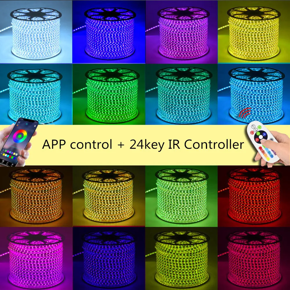 Kontroler Bluetooth 220V RGB sterowanie taśmą LED do telefonu zdalna kontrola aplikacji Bluetooth do sterowania taśmą LED RGB 5050