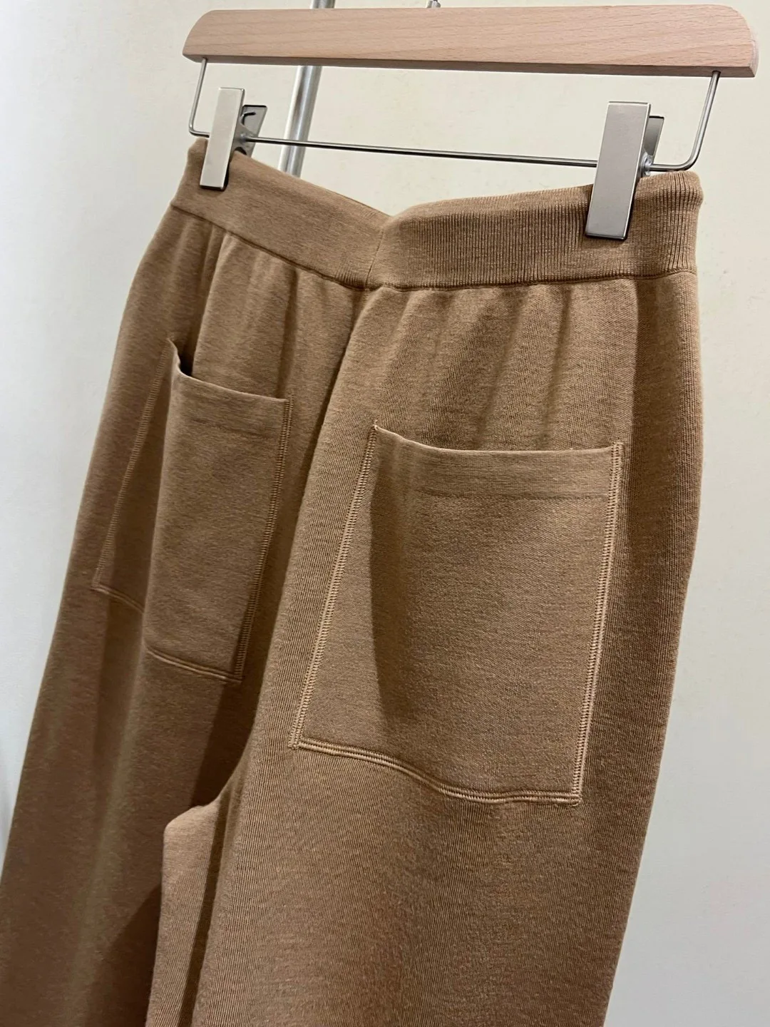 Merino wool casual knitted pants