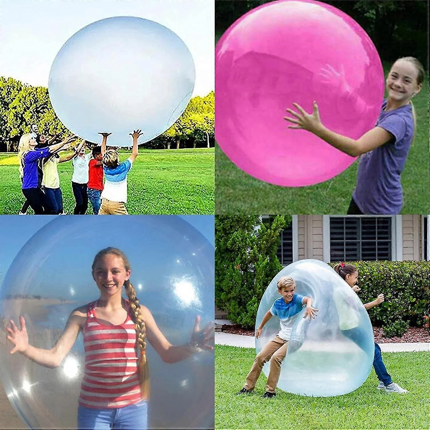 Outdoor Kids In An Indoor World - Globo Gigante de Burbuja de 70CM:
