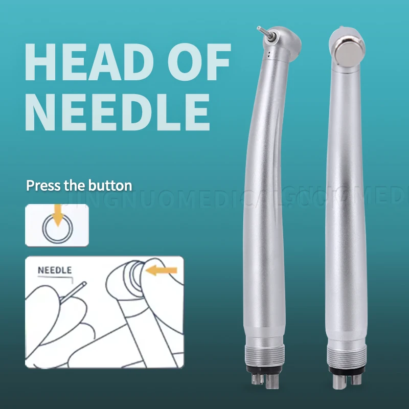 High Speed Dental Handpiece Single Water Spray Dentistry Push Button Air Tubrine Dentist Equipment 2 Hole 4 Hole Ceramic Bearing