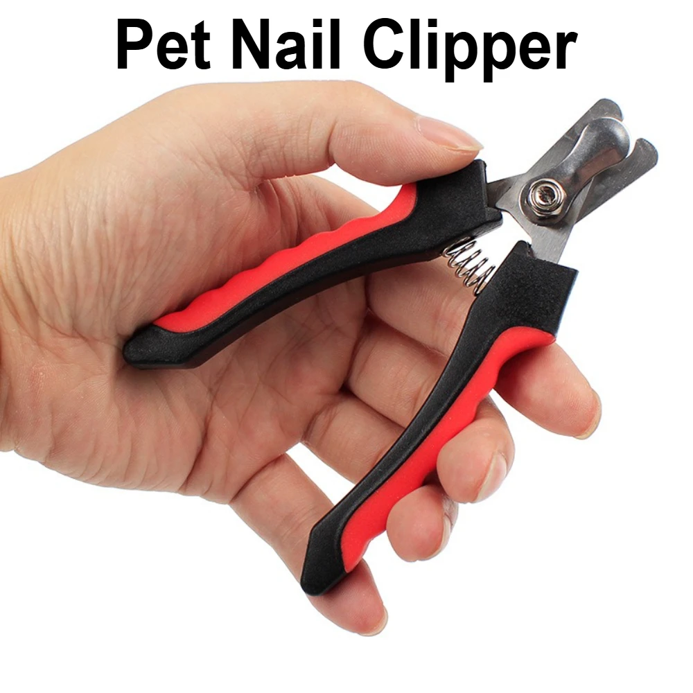 

Professional Pet Nail Clipper Safety Stainless Steel Dog Cat Nail Trimmer Labor-Saving Nail Clipper Convenient Grooming Supplies